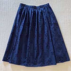J Crew skirt in navy size small